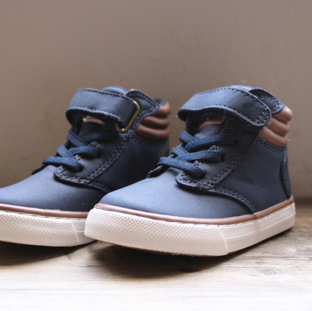 Boys Blue High Top Sneakers
